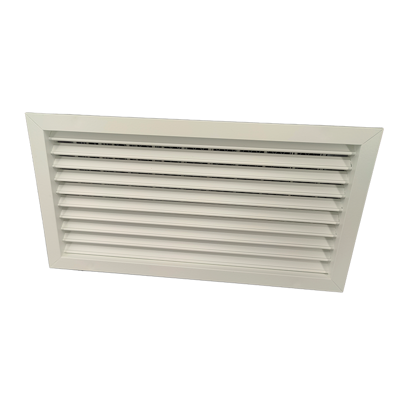 TEP-FA-RAL - KADER 2 CM -   ALUMINIUM WANDROOSTER MET VLAK UITLOPEND FRONTRAAM EN LUCHTFILTER - RAL KLEUR