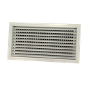 TEP-FA - KADER 0 CM -   ALUMINIUM WANDROOSTER MET VLAK UITLOPEND FRONTRAAM EN LUCHTFILTER