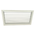 T1P-AUTH - KADER 1 CM -  ALUMINIUM WANDROOSTER ENKELE DEFLECTIE MET KLIK TOEZICHTSLUIK