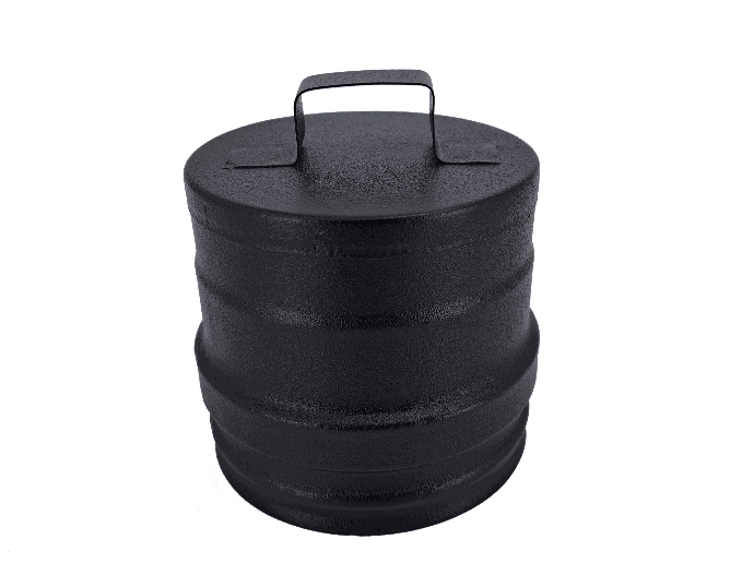 PREMIUM ZWART EW AFSLUITDOP ZONDER CONDENSAFVOER