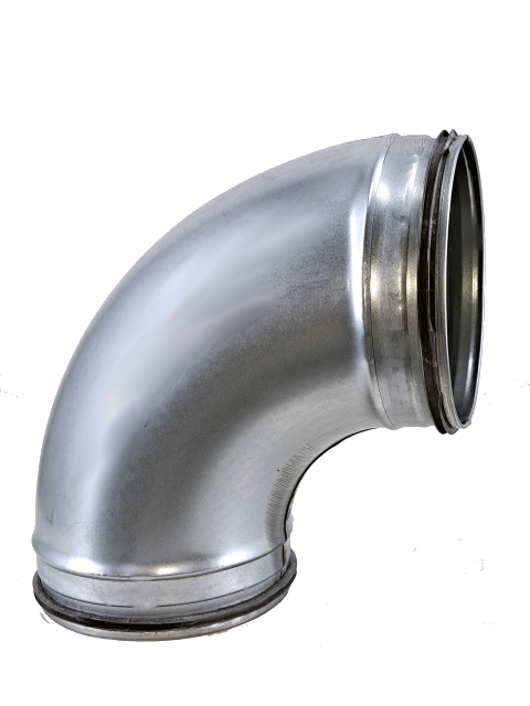 BOCHT 90° MET RUBBER