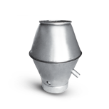 DEFLECTORKAP MET VERTICALE UITLAAT