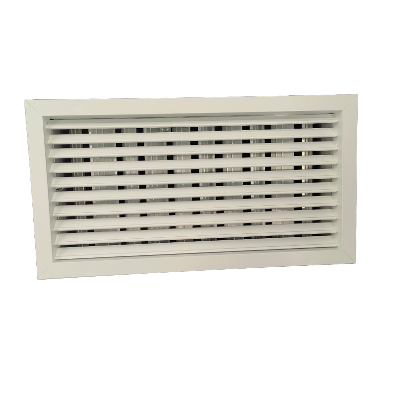 TEP-D-RAL - KADER 3 CM -  ALUMINIUM WANDROOSTER MET VLAK UITLOPEND FRONTRAAM EN DEBIETREGELAAR - RAL KLEUR