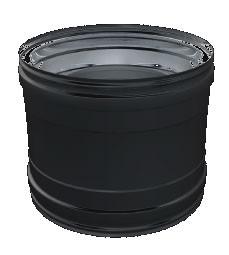 PREMIUM ZWART EW V-V KOPPELSTUK